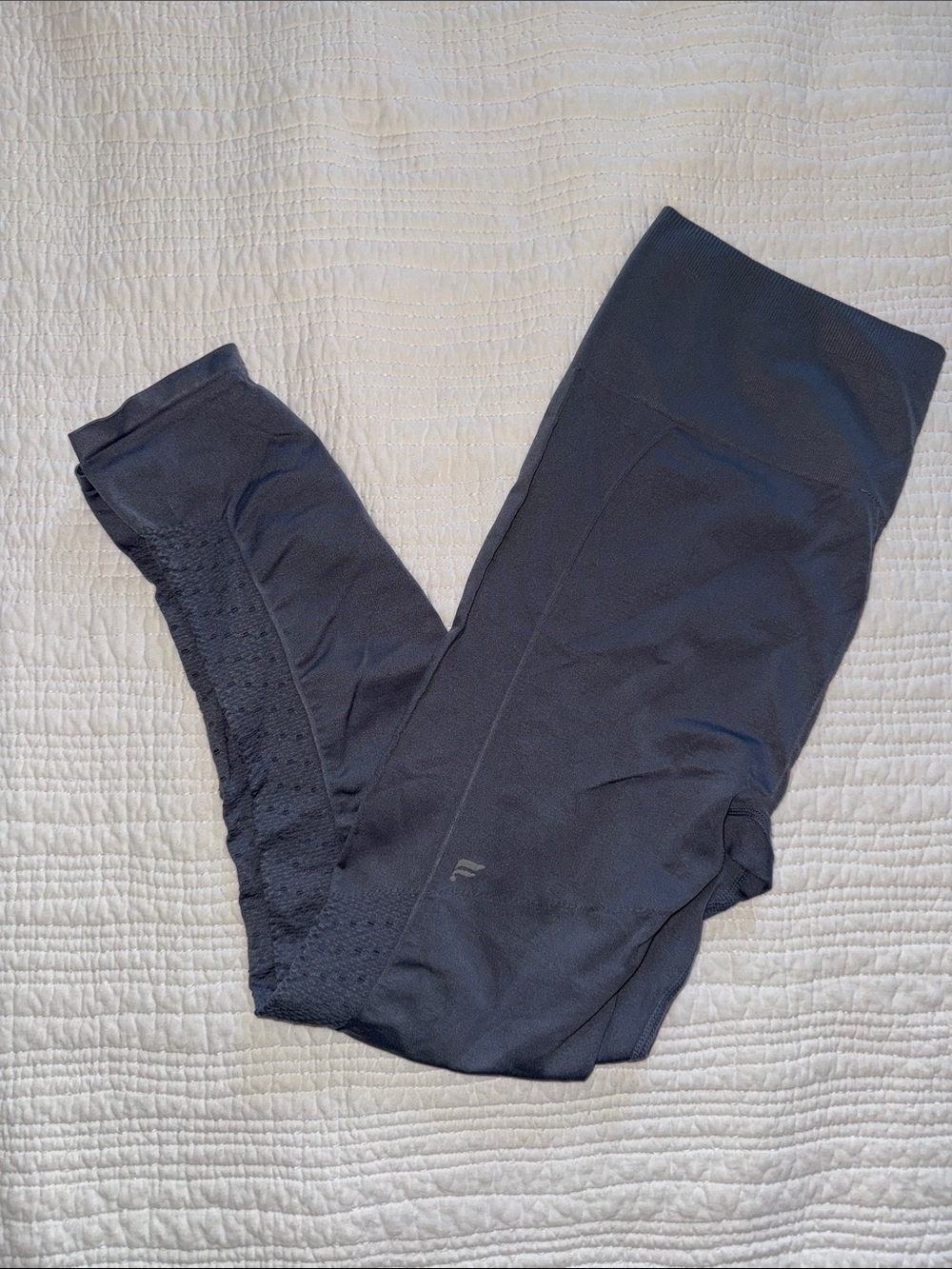 Fabletics Gray Seamless High-Waist Leggings